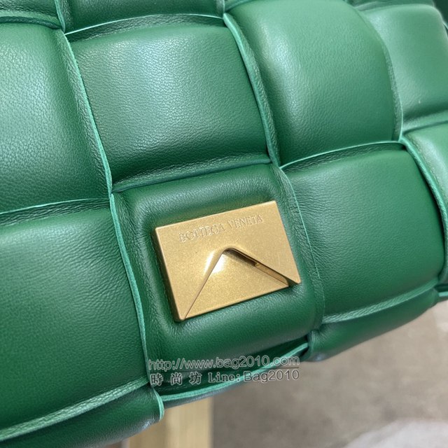 Bottega veneta高端女包 96006 寶緹嘉綠色羊皮枕頭包肩背包 BV經典款Cassette枕頭包  gxz1189